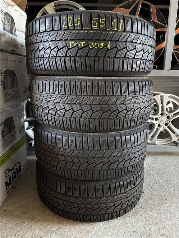 225/55 r17 Continental 2021 téligumi 4db eladó 225/55r17 garnitúra 5. kép