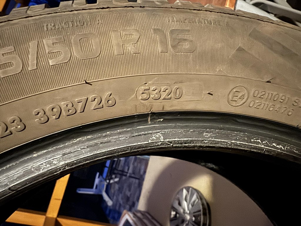  195/5016" használt Vredestein négyévszakos gumi gumi 6. kép