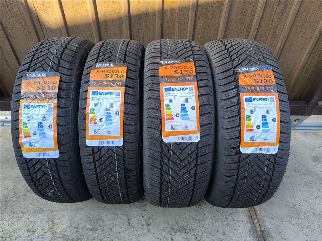 155/60R15 175/55R15 ÚJ Tracmax téli gumi garnitúra  1. kép