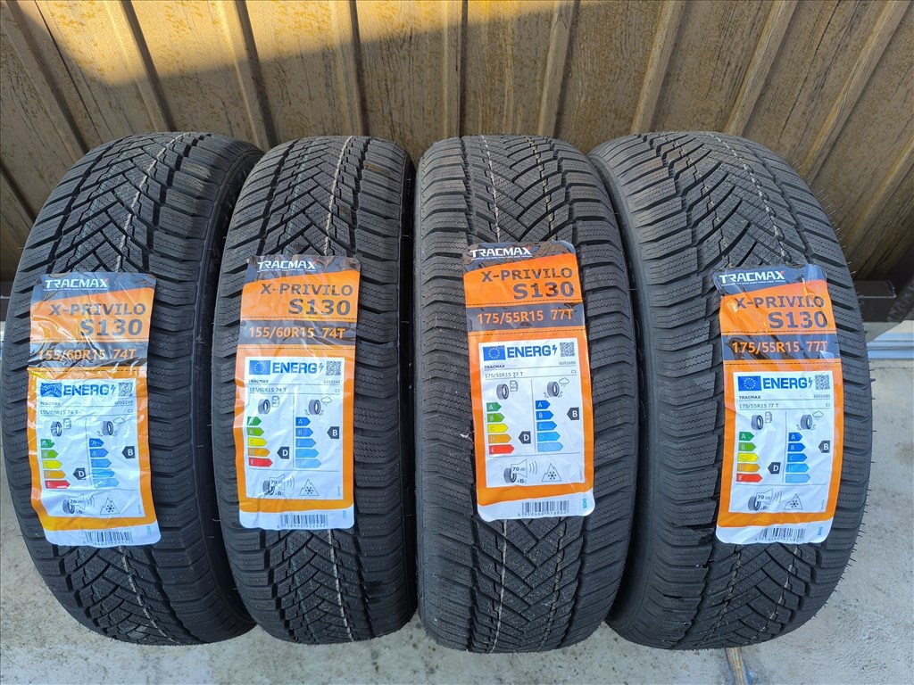 155/60R15 175/55R15 ÚJ Tracmax téli gumi garnitúra  2. kép
