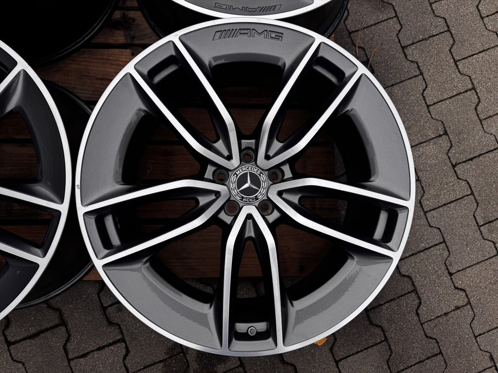 R22 5x112 Original Mercedes GLE C167 V167 AMG kétszéles gyári alufelnik felnik 22" 22col 3. kép