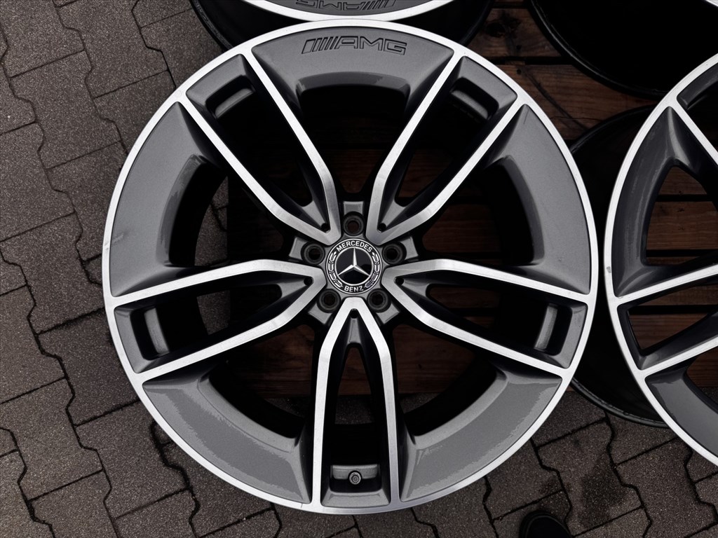 R22 5x112 Original Mercedes GLE C167 V167 AMG kétszéles gyári alufelnik felnik 22" 22col 4. kép