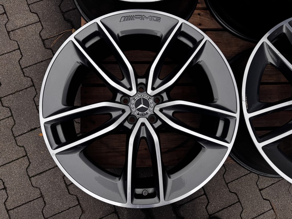 R22 5x112 Original Mercedes GLE C167 V167 AMG kétszéles gyári alufelnik felnik 22" 22col 5. kép