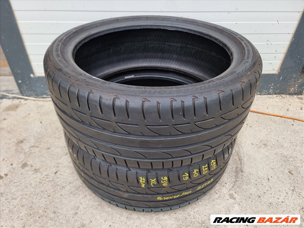 225/40R19 Bridgestone gumi 2db szinte újszerű állapotban eladó! 2. kép