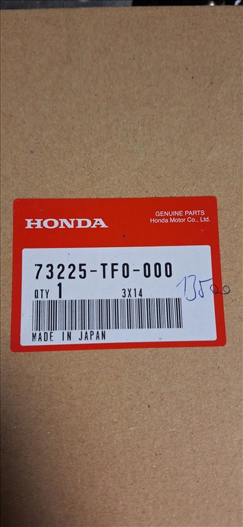 Honda Jazz csomagtér ajtó felső gumi csík 73225tf0000 1. kép