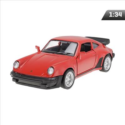 Porsche 930 Turbo modellautó (1975–1989) – 1:32, piros