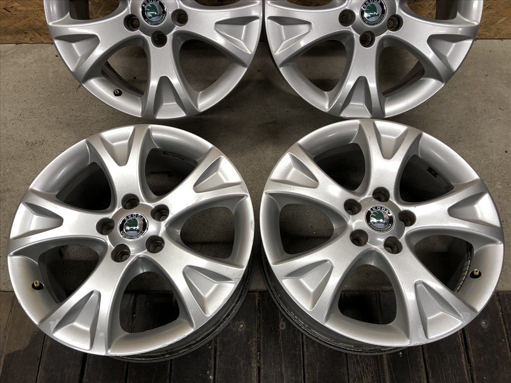 17 colos alufelni gyári Skoda Octavia 17 col 5x112 5. kép