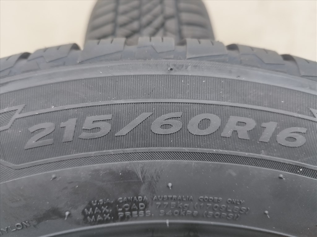  215 60 r16 új Eurorepar nyégyévszakos gumik 2db! 4. kép