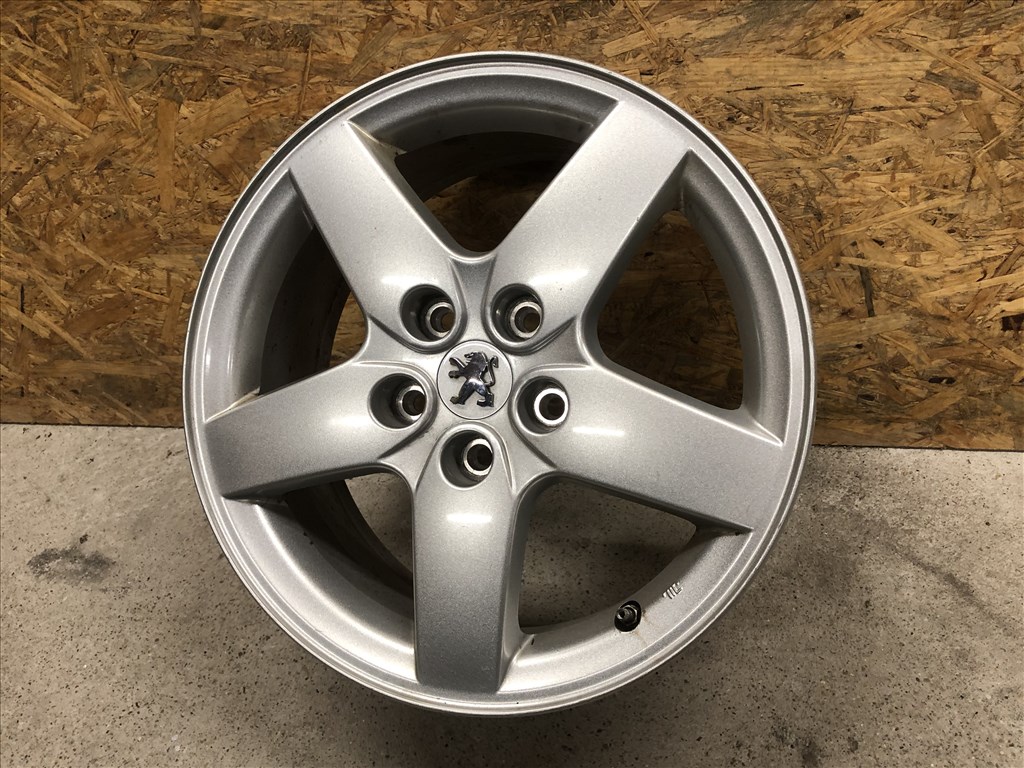 16 colos gyári Peugeot alufelni szenzor 16 col 5x108 4. kép