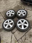  5x112 lyukosztású 18" használt Dezent alufelni, rajta 225/45 használt Michelin téli gumi gumi 