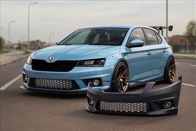 Skoda Fabia II. 5J első lökhárító SKF2FD01