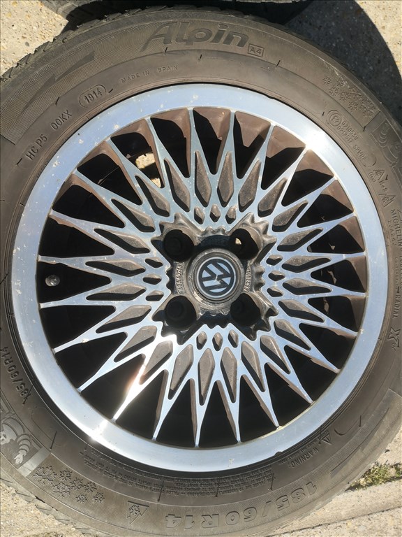 Oz 14-es régi retro alufelnik 4x100-as  3. kép