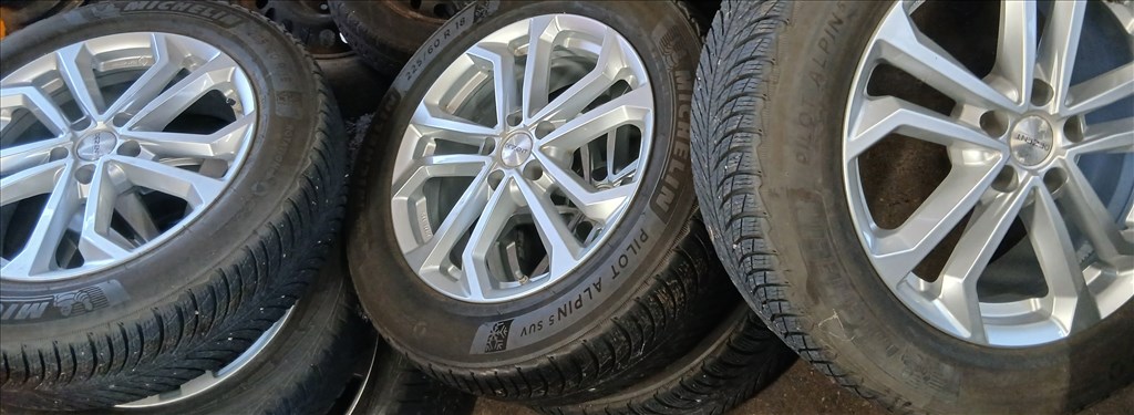  TOYOTA RAV-4 5x114.3 7x18 újszerű felnik 225/60R18 Michelin ALPIN5 SUV 2021 6mm téli gumikkal 2. kép