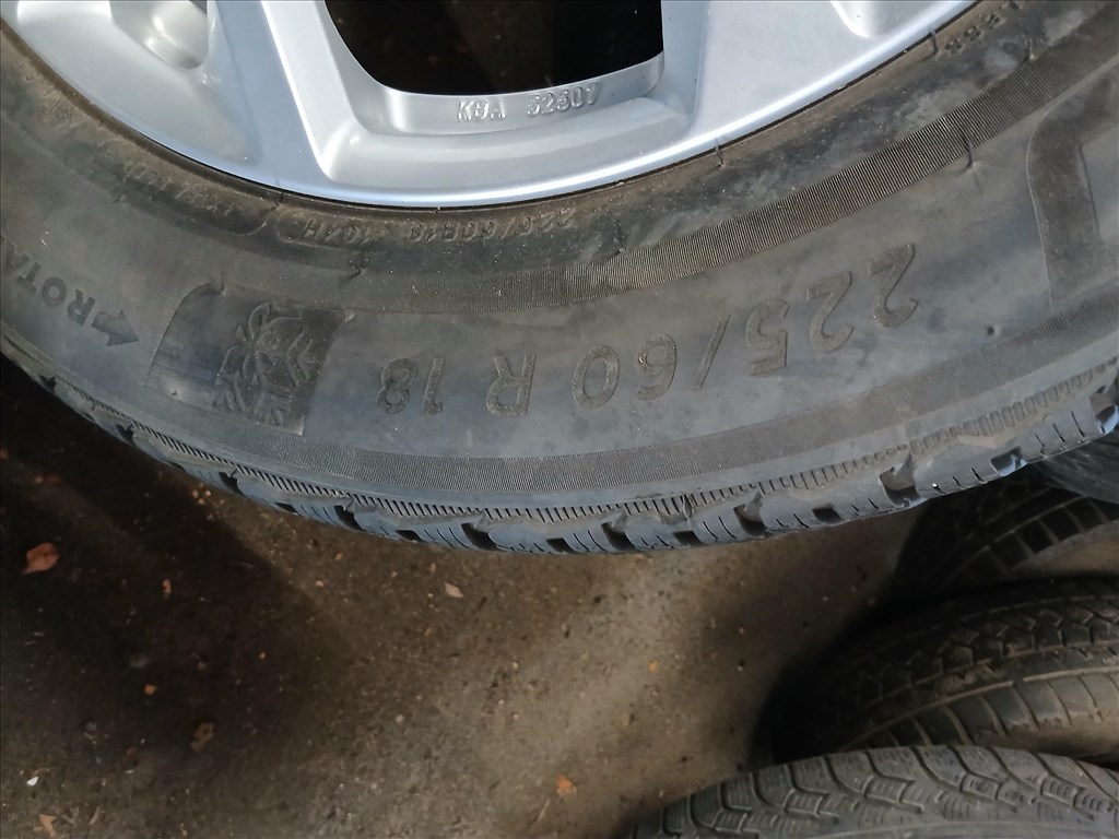  TOYOTA RAV-4 5x114.3 7x18 újszerű felnik 225/60R18 Michelin ALPIN5 SUV 2021 6mm téli gumikkal 5. kép