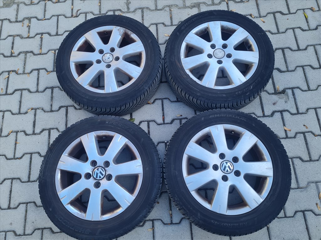 5x112 16" gyári alufelni, 205/55 Hankook négyévszakos gumi szett (25515) 1. kép