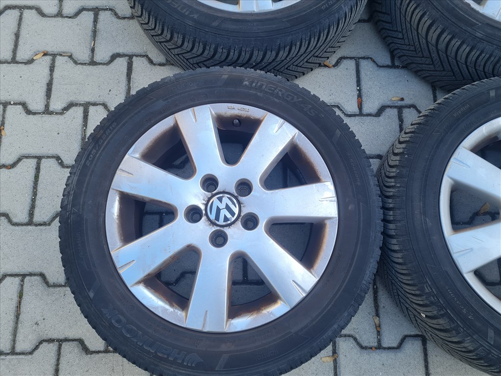 5x112 16" gyári alufelni, 205/55 Hankook négyévszakos gumi szett (25515) 5. kép