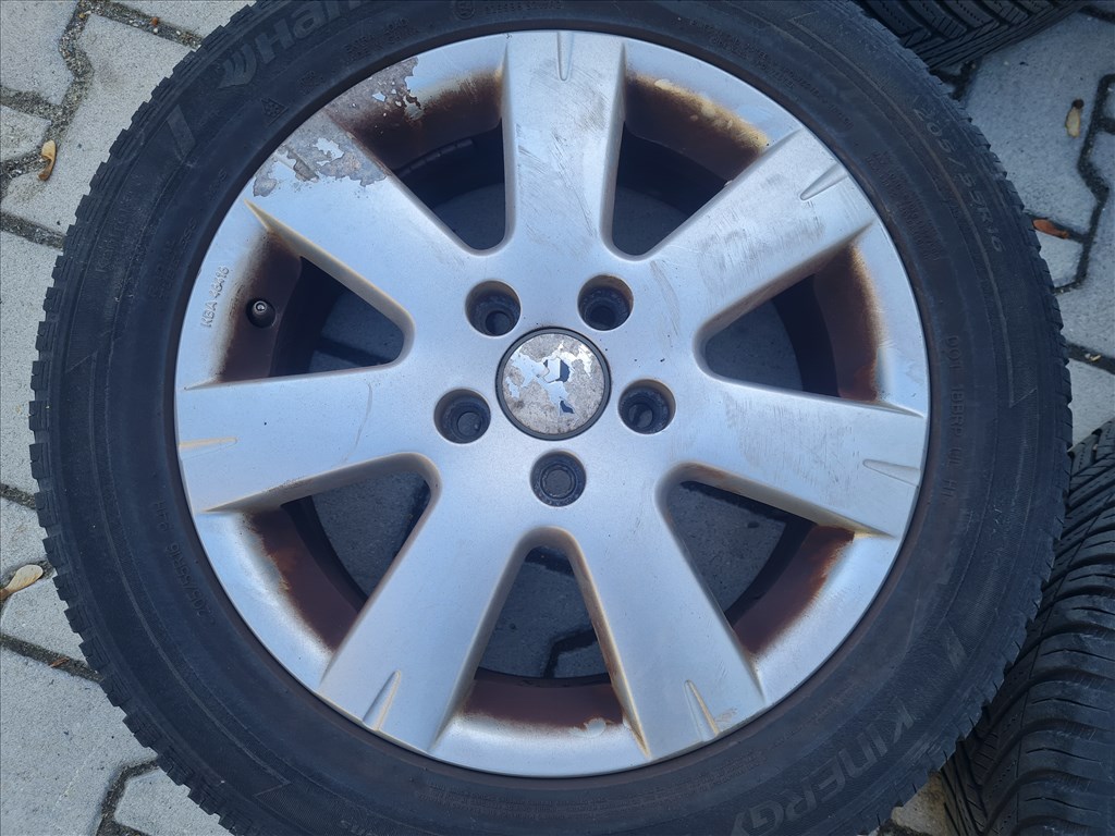 5x112 16" gyári alufelni, 205/55 Hankook négyévszakos gumi szett (25515) 6. kép