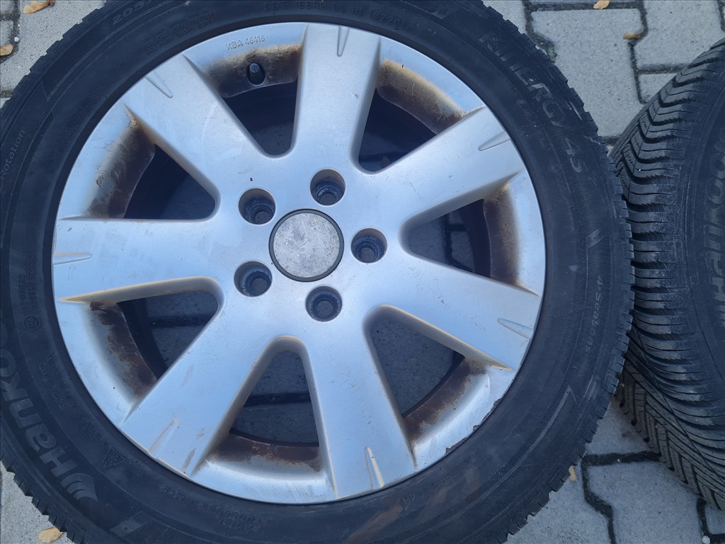 5x112 16" gyári alufelni, 205/55 Hankook négyévszakos gumi szett (25515) 7. kép