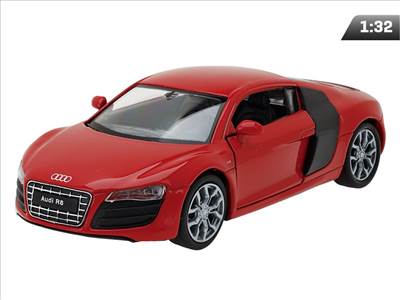 Audi R8 Coupé V10 2009 modellautó – 1:32, piros