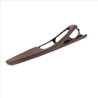 BMW F10 F11 Bőrözött sofőr oldali ajtópanel - ajtókárpit betét - Mokka