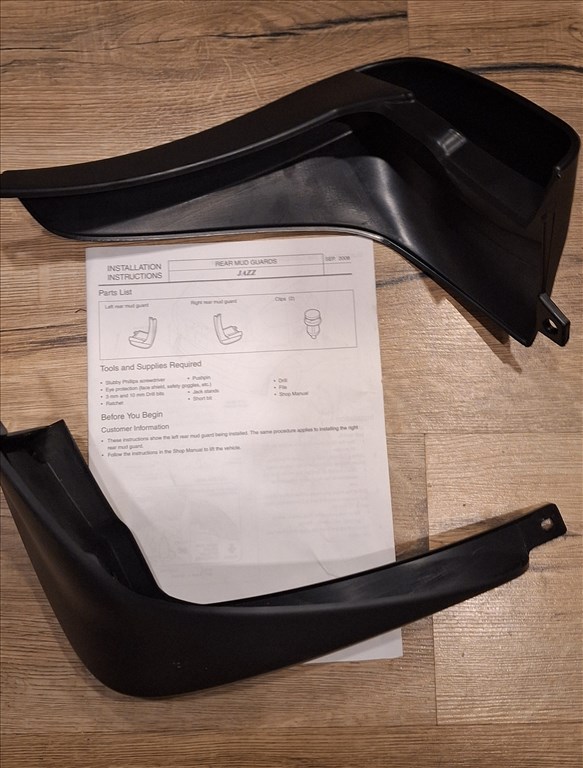 Honda Jazz sárfogó gumi pár tf0rrrht869 1. kép