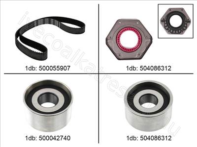 Vezérműszíj készlet 2.8 GYÁRI - DAILY - VEZKIT28GY -  - IVECO EREDETI Eredeti új VEZKIT28GY