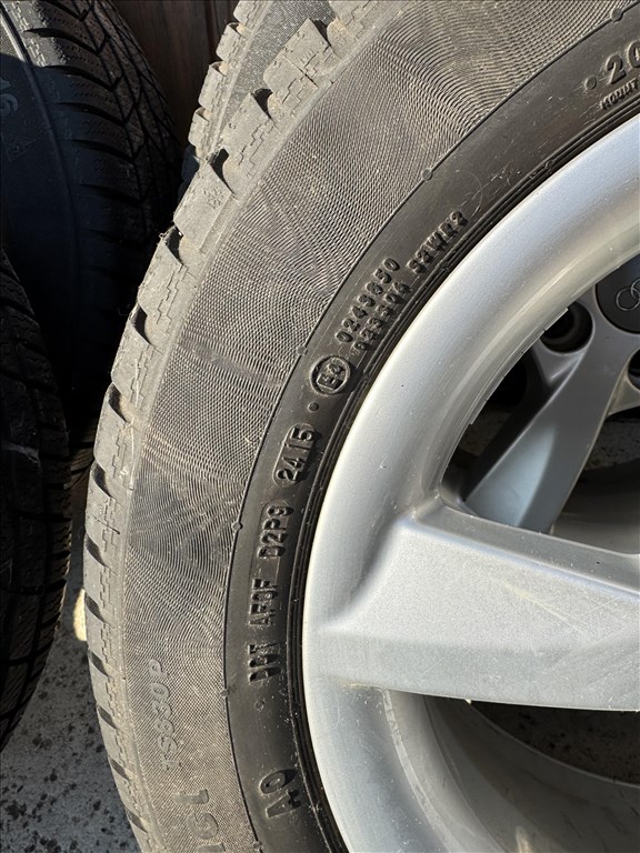 AUDI 16" ALUFELNI 5X112 TÉLI 205/55R16 CONTINENTAL WINTERCONTACT GUMIVAL 9. kép