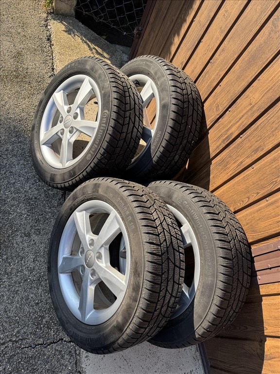 AUDI 16" ALUFELNI 5X112 TÉLI 205/55R16 CONTINENTAL WINTERCONTACT GUMIVAL 5. kép