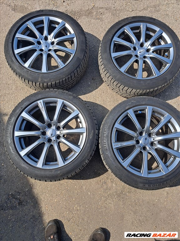  5x114.3 lyukosztású 18" újszerű Brock alufelni, rajta 225/50 eldobós gumi  1. kép