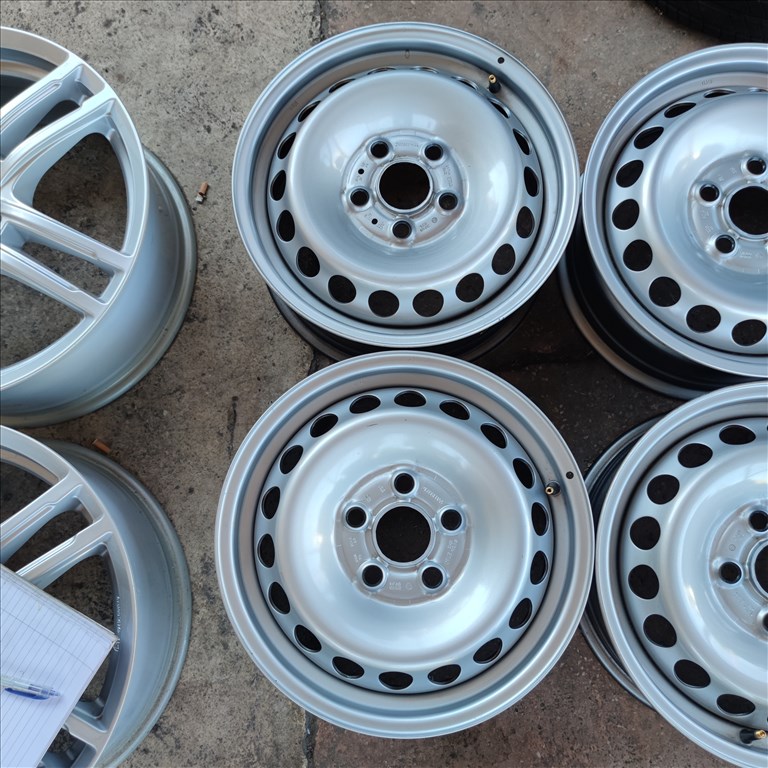 5x120 16 ÚJ!! Gyári Volkswagen lemezfelni 35000ft a 4db/2/ 1. kép