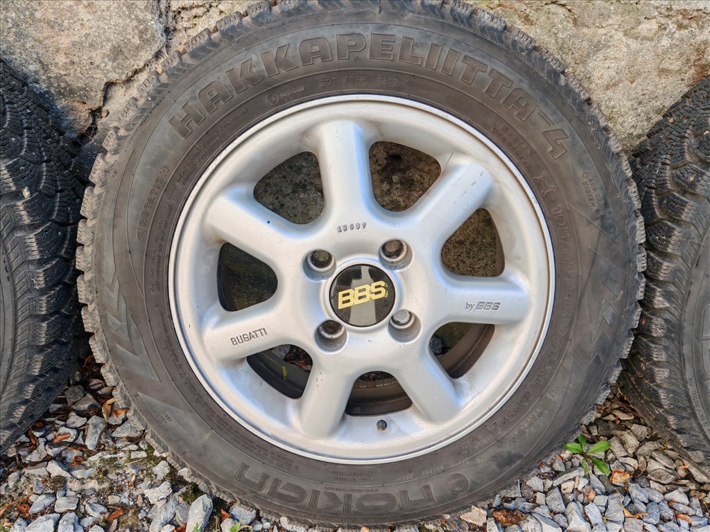  4x114.3 lyukosztású 6JJ 15" újszerű BBS alufelni 3. kép