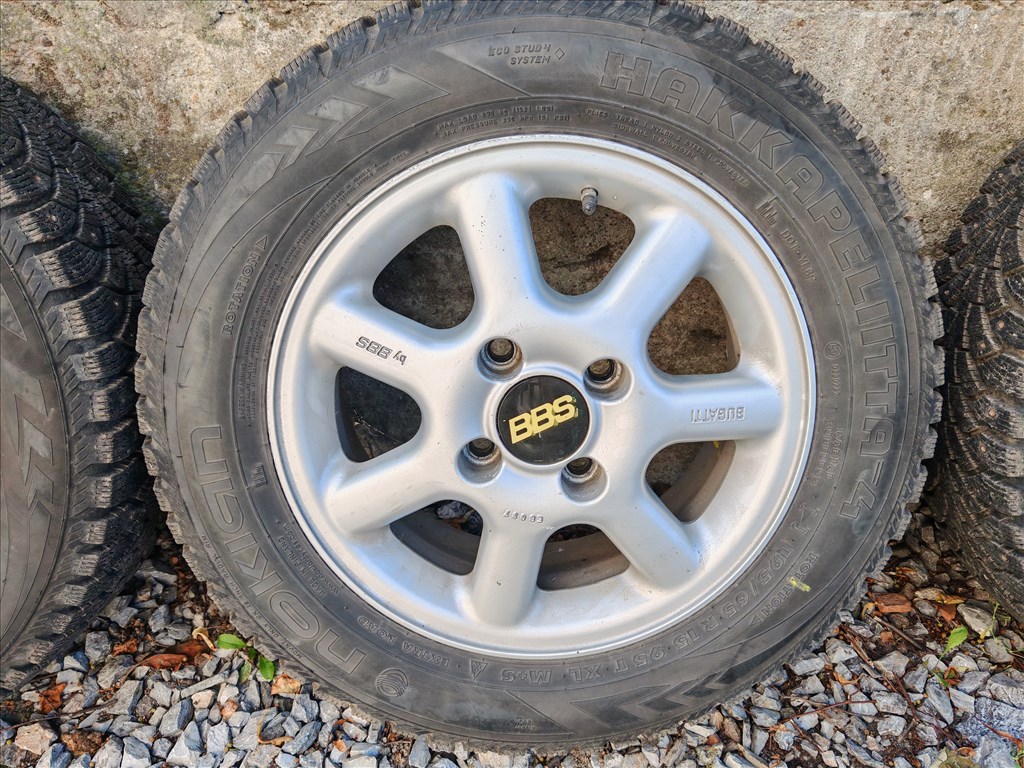  4x114.3 lyukosztású 6JJ 15" újszerű BBS alufelni 4. kép