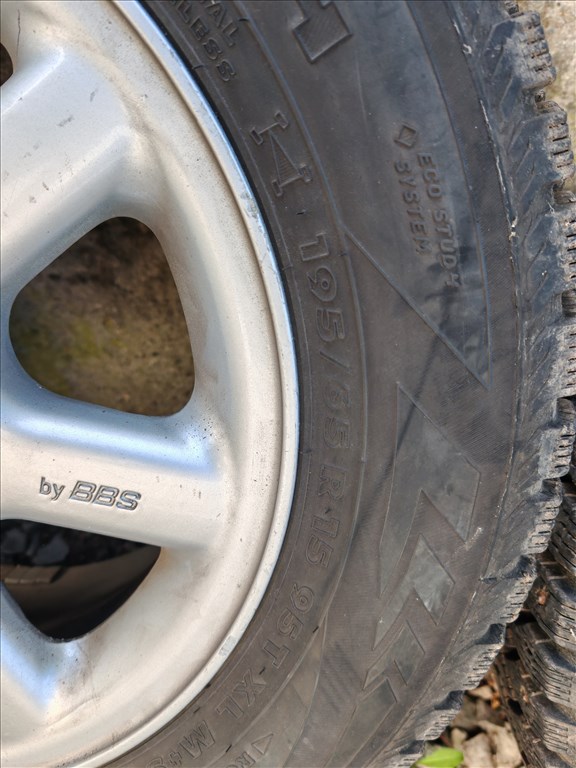  4x114.3 lyukosztású 6JJ 15" újszerű BBS alufelni 6. kép