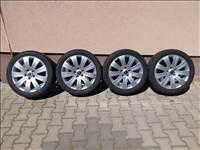 Gyári Škoda 17" alufelnik 6Jx17H2 ET45, 5x112 Hankook Winter i*cept RS3 téli gumikkal