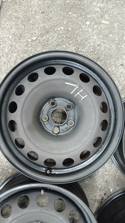  5x100 lyukosztású 6,5JJ 16" használt (gyári felni) lemezfelni 5. kép