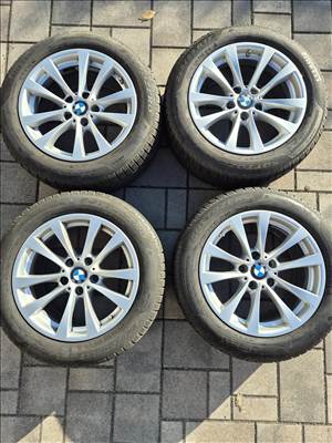  BMW style 395, 5x120,17" újszerű (gyári  alufelni, rajta 225/55 használt Pirelli téli gumi