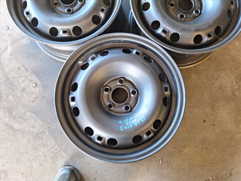  15"  VW,SEAT,SKODA lemezfelni 1. kép