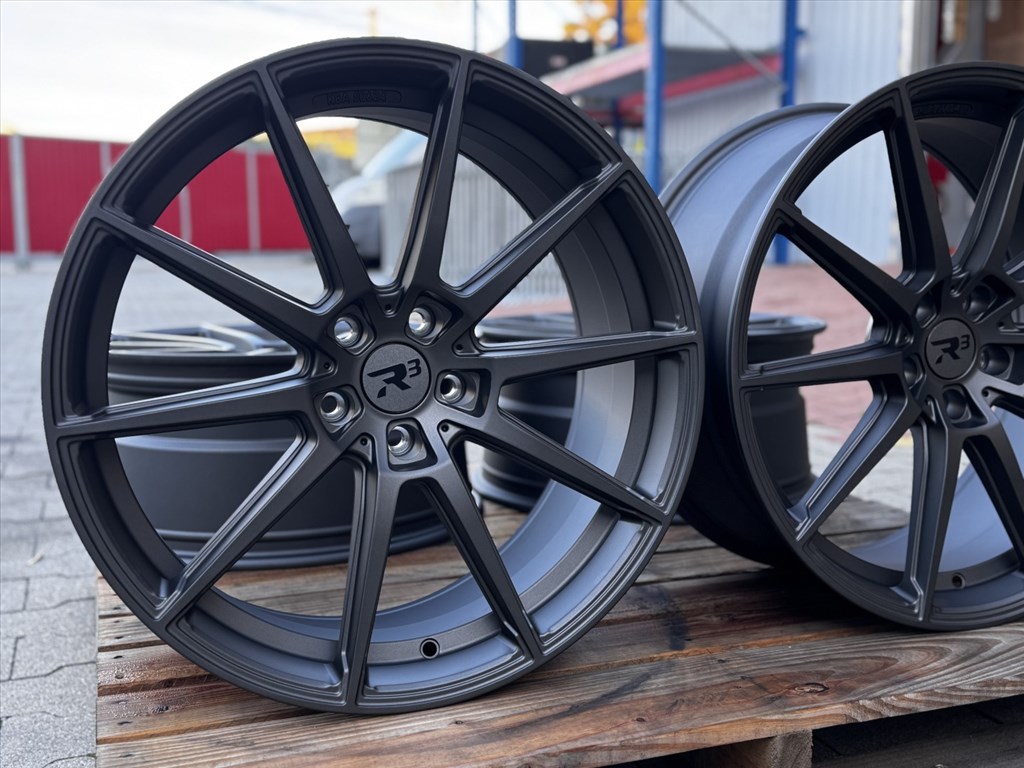 R20 5x112 (72,6) R3 Wheels R3H03 9020 antracite Matt 9J ET37 új alufelnik felnik 9x20 20" 20col 3. kép