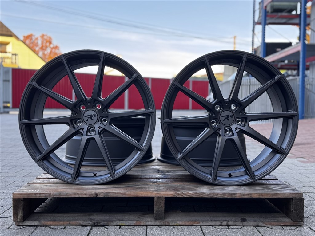 R20 5x112 (72,6) R3 Wheels R3H03 9020 antracite Matt 9J ET37 új alufelnik felnik 9x20 20" 20col 4. kép