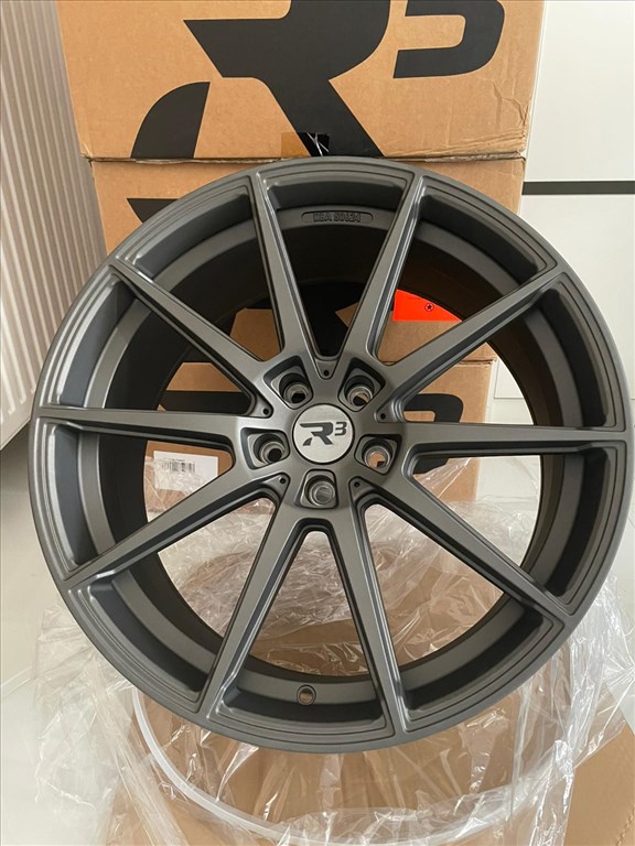 R20 5x112 (72,6) R3 Wheels R3H03 9020 antracite Matt 9J ET37 új alufelnik felnik 9x20 20" 20col 8. kép