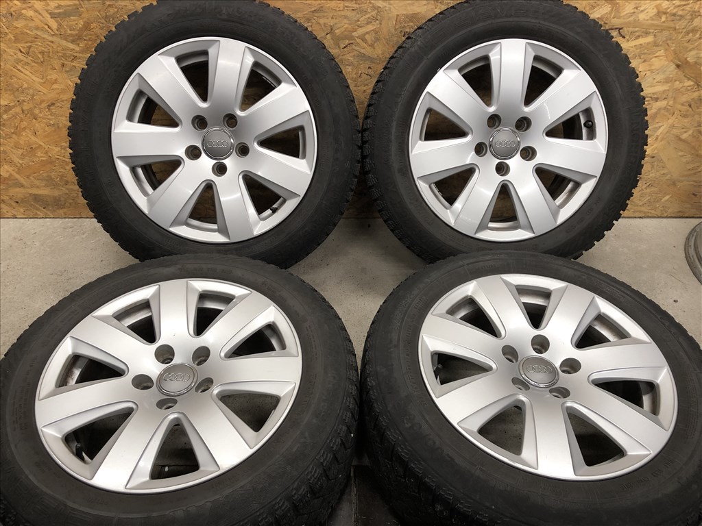 16 colos gyári Audi alufelni téli gumi 16 col 5x112 2. kép