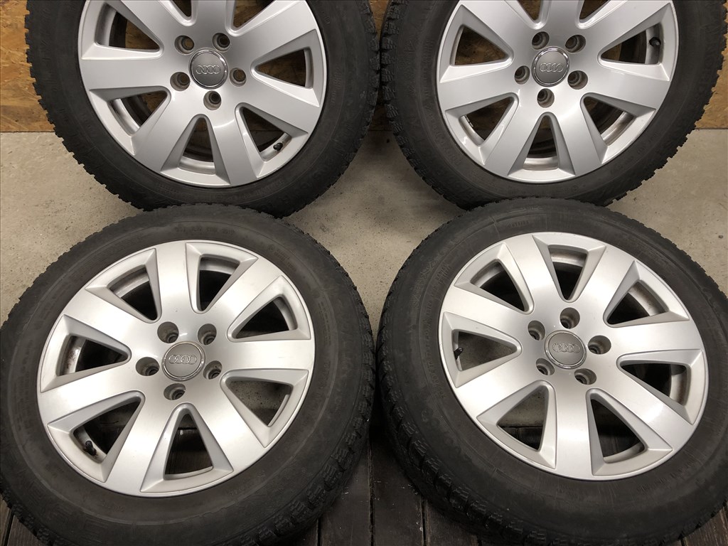 16 colos gyári Audi alufelni téli gumi 16 col 5x112 4. kép