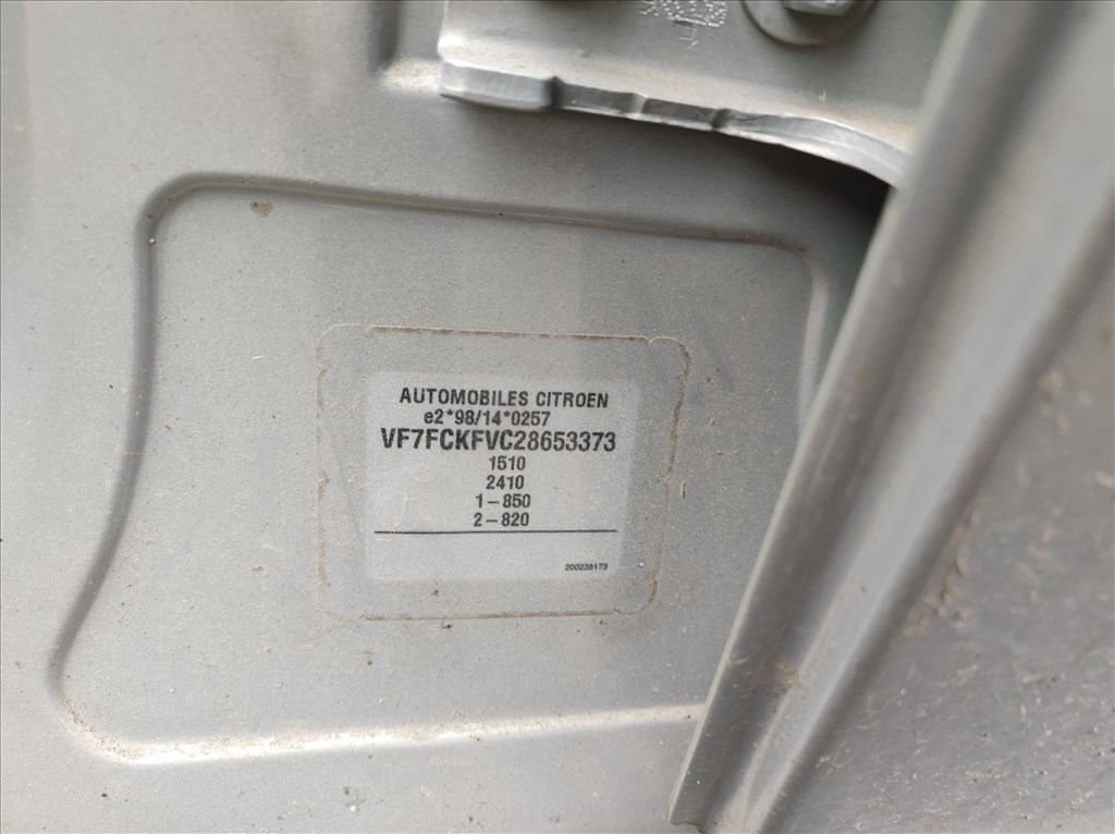 2006 Citroen C3 I 1.4 benzin, manuális - BONTÁS! 8. kép