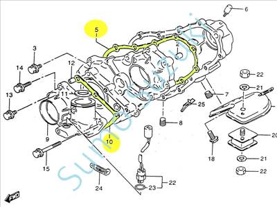 Suzuki Samurai Osztómű ház tömités készlet 29525-80050 29535-80050 SJ410 SJ413