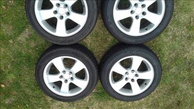  5x112 osztású 7J 16" használt alufelni 205/55r16 téli gumival Vw Audi Skoda Seat