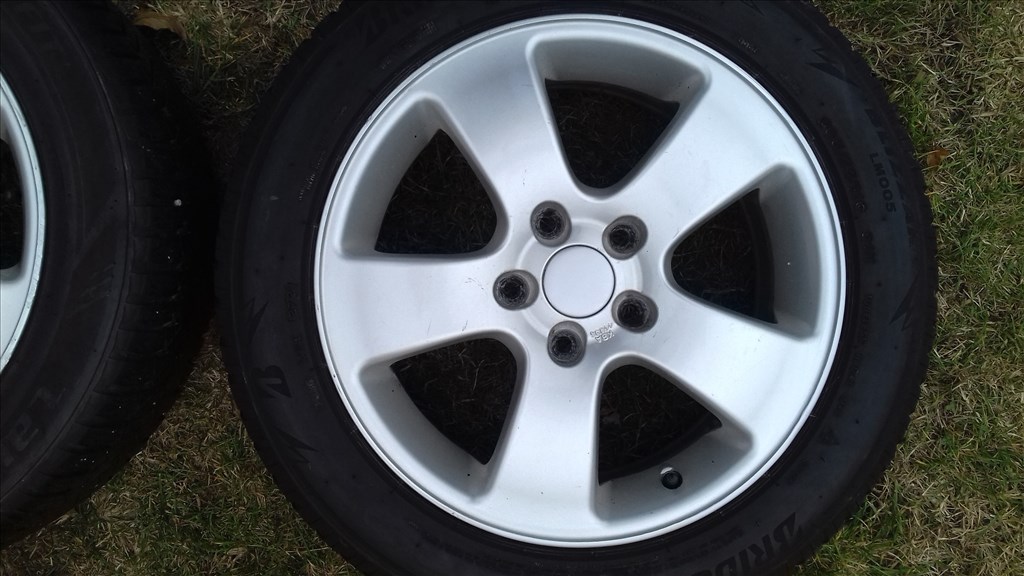  5x112 osztású 7J 16" használt alufelni 205/55r16 téli gumival Vw Audi Skoda Seat 2. kép