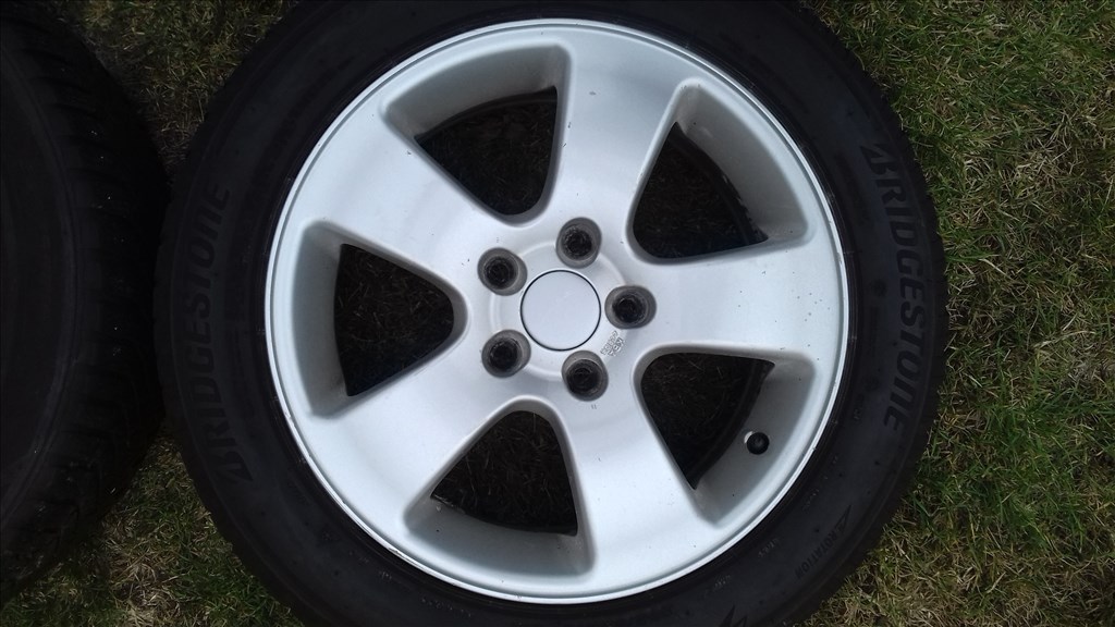  5x112 osztású 7J 16" használt alufelni 205/55r16 téli gumival Vw Audi Skoda Seat 3. kép