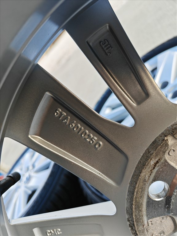 16" 5x112 VW "Karlstad" Touran, Golf, Caddy gyári alufelni szett új téligumikkal! 6. kép