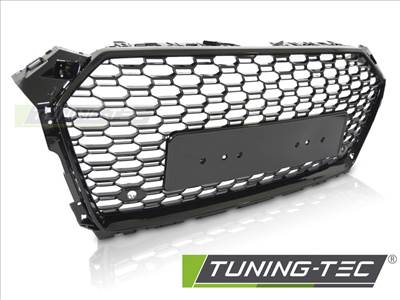 AUDI A5 F5 (16-18) RS Style Fényes Fekete PDC Tuning-Tec Hűtőrács
