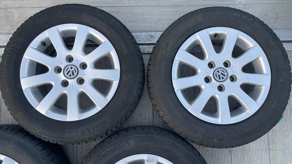 Volkswagen VW gyári 15" alufelni 5x112 1K0601025AQ 2. kép